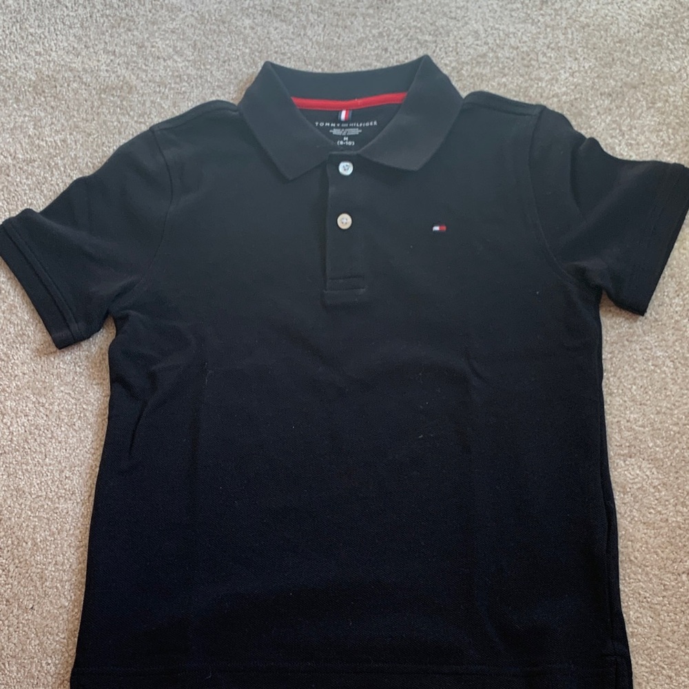 Tommy Hilfiger Kids Polo in Black